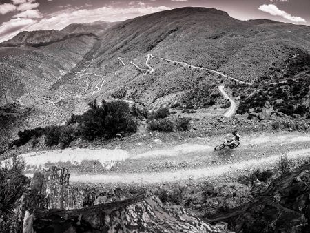 Mountain bikers take part in the HELL & BACK 2015 MTB Challenge from Oudtshoorn to Gamkaskloof or Die Hel, near Prins Albert in the Klein Karoo, Western Cape, RSA